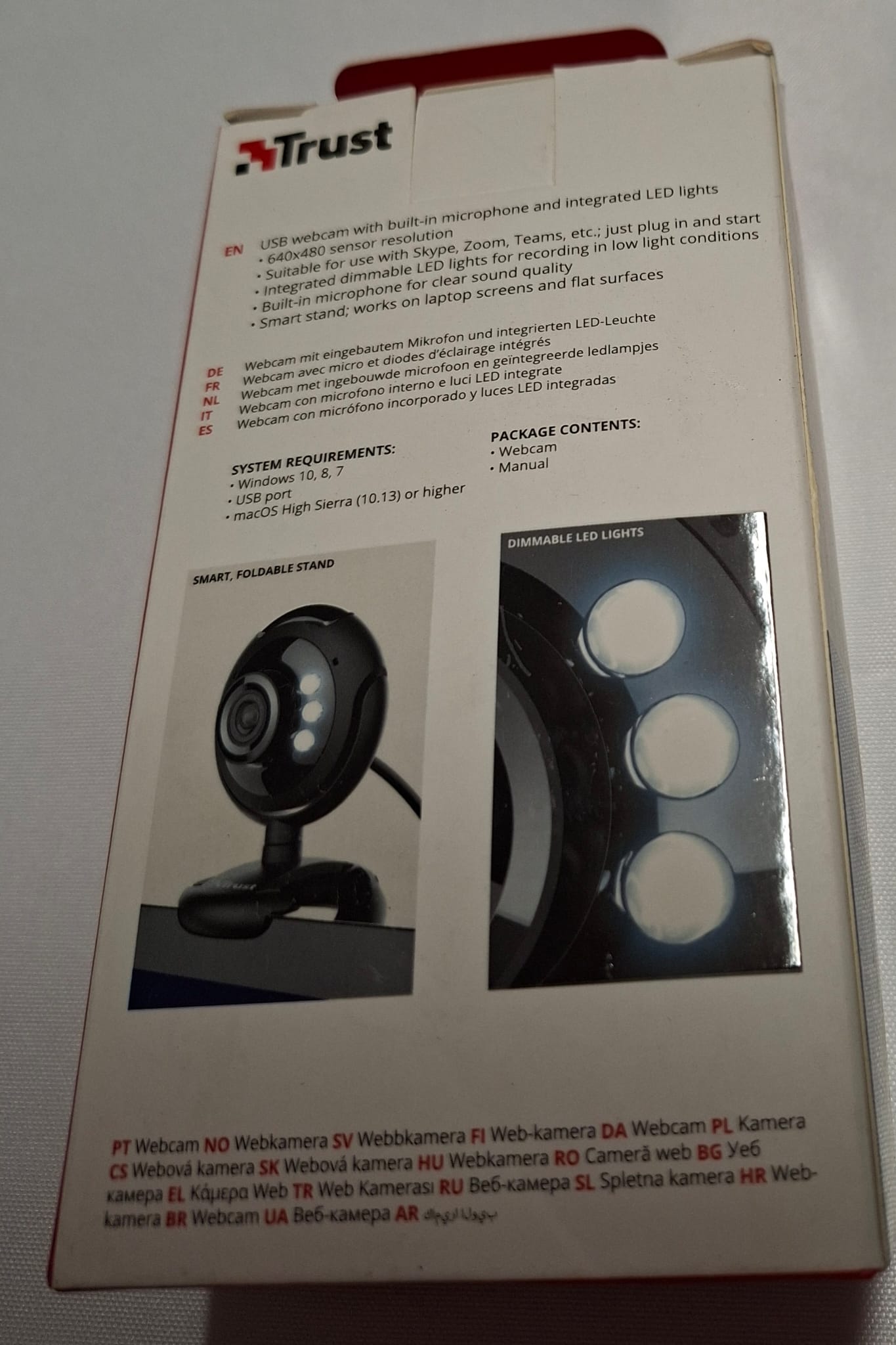 Trust 16428 - Webcam 1,3 Megapixel Schwarz USB 2.0, 1280 x 1024 Pixel