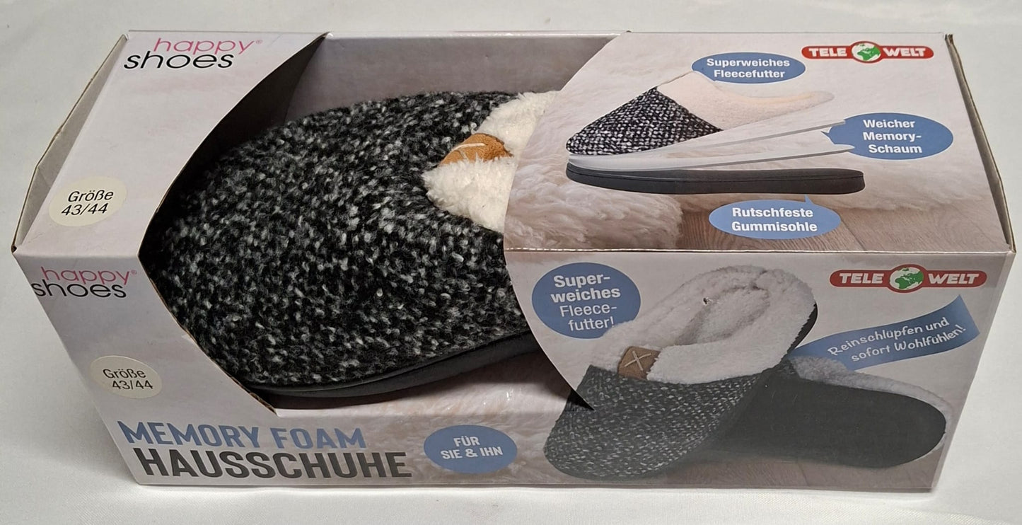 Hausschuhe, Happy Shoes, Superweich, Gr. 43/44