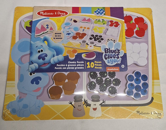 Melissa & Doug Blue's Clues Puzzle - 10 Teile - Neu und Originalverpackt