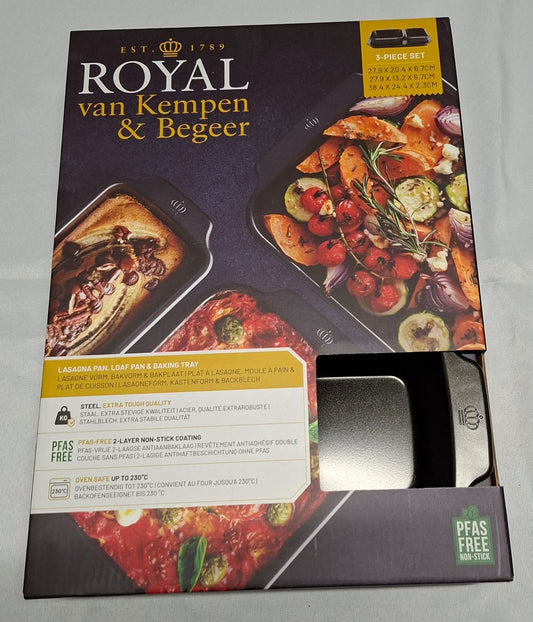 Royal van Kempen & Beeger, 3er - Set Auflaufformen- Neu und Originalverpackt