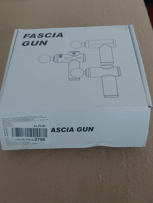 Massagepistole mit 8 verschiedenen Aufsätzen