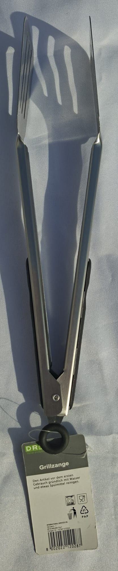 Grillzange, Küchenzange, Küchenhelfer aus Edelstahl, Neu