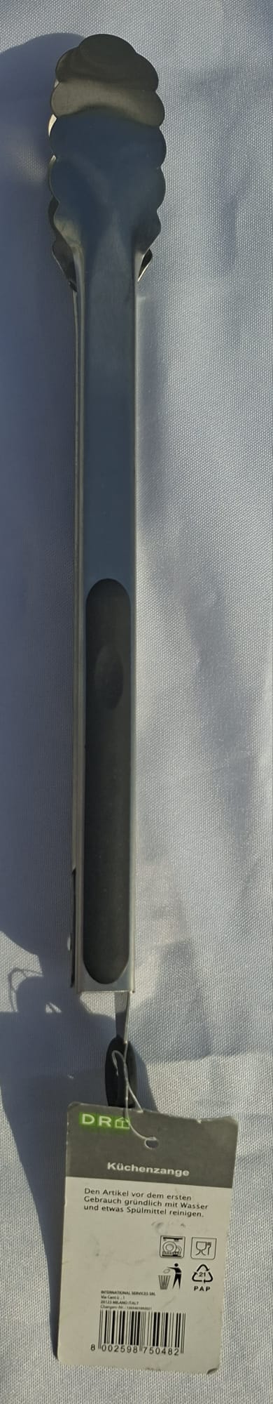 Grillzange, Küchenzange aus Edelstahl, von DR Home Division, Neu