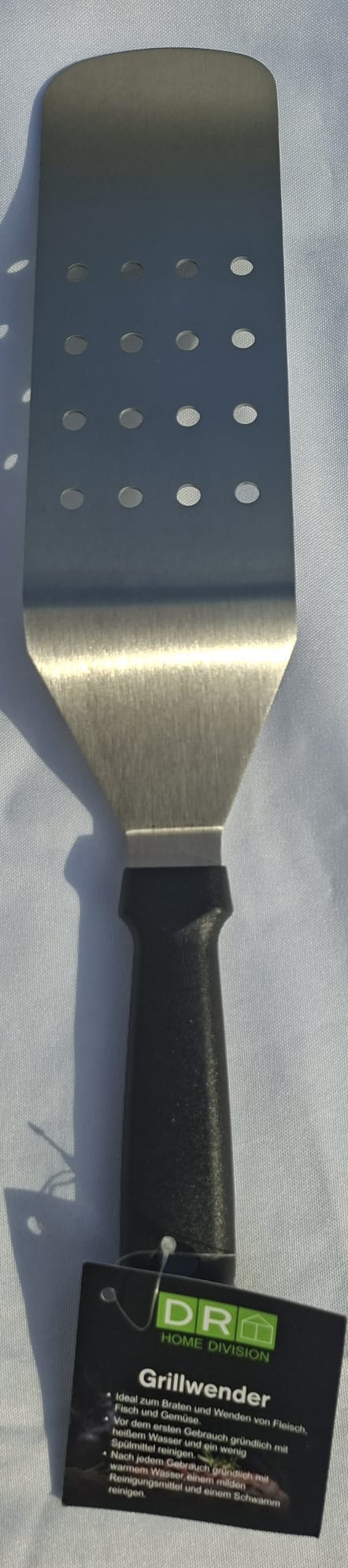 Bratenwender/ Bratenheber breit aus Edelstahl Neu