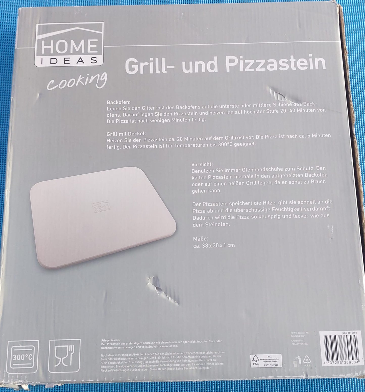 Grill und Pizzastein, Pizzastein, Neu